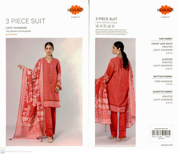 Khaadi 3pcs